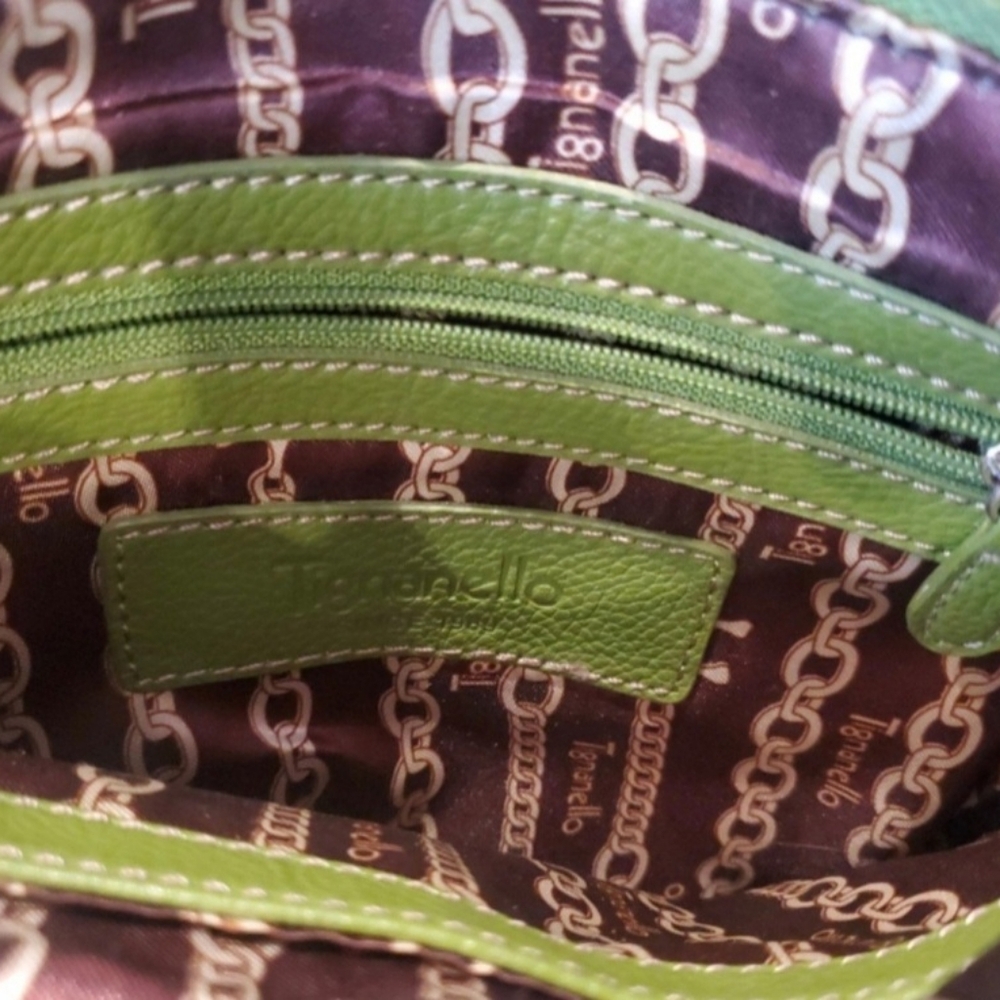 Green Tignanello crossbody bag - Picture 4 of 4
